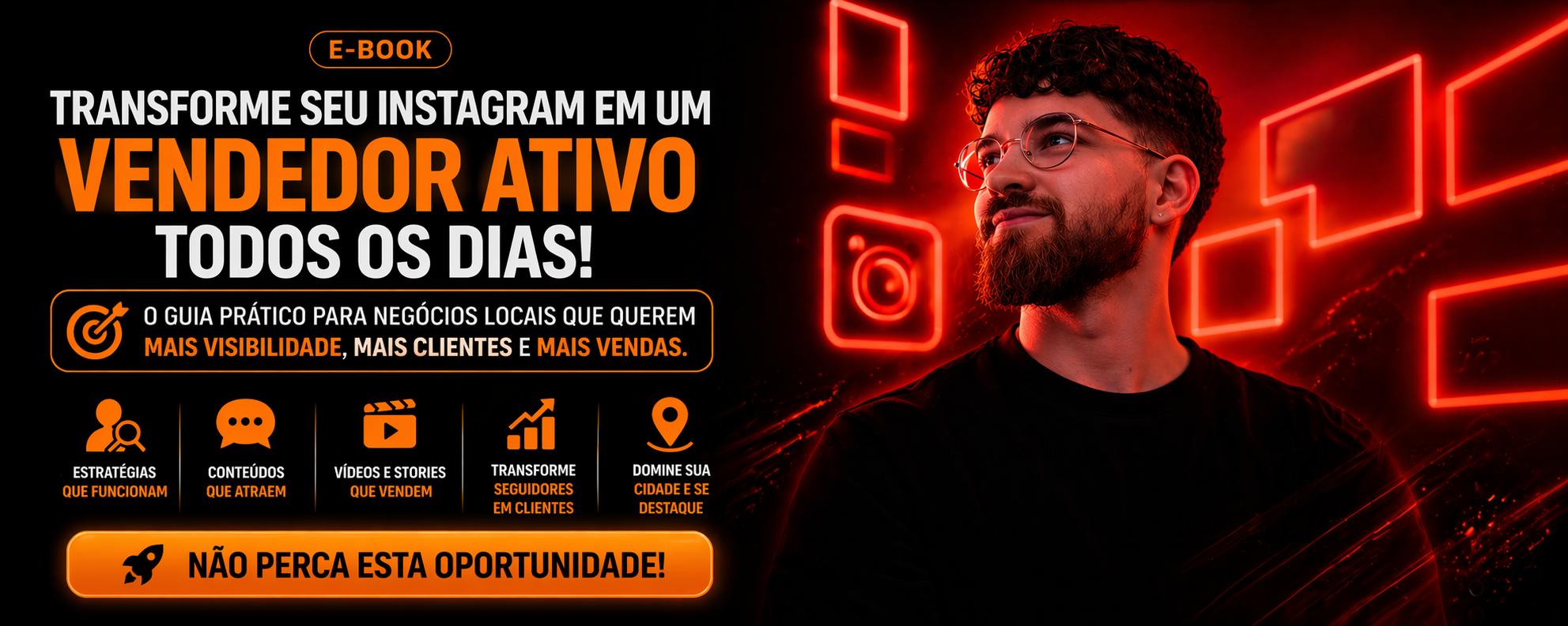 Header do e-book Instagram que Vende para Negócios Locais